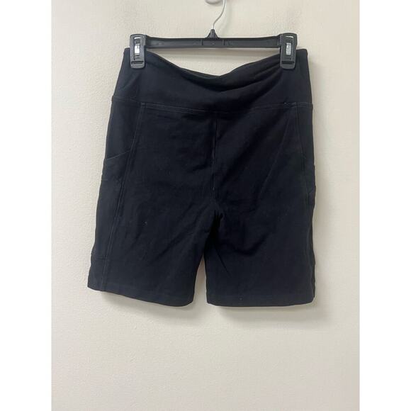Lou & Grey Black Exercise Compression Shorts Sz M - Picture 2 of 3
